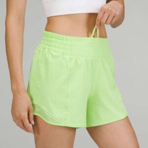 Lululemon Hotty Hot Shorts - Scream Green | Size 8 | 4" Inseam | High-rise
